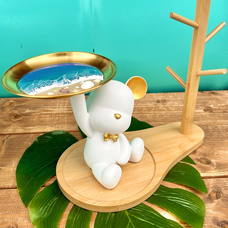 ホワイトベア 小物入れ スタンド付き | Ocean in the hands®︎