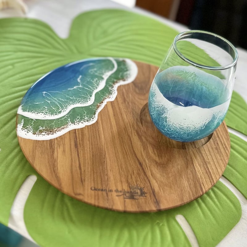 カッティングボード（カップ穴有medium) | Ocean in the hands®︎