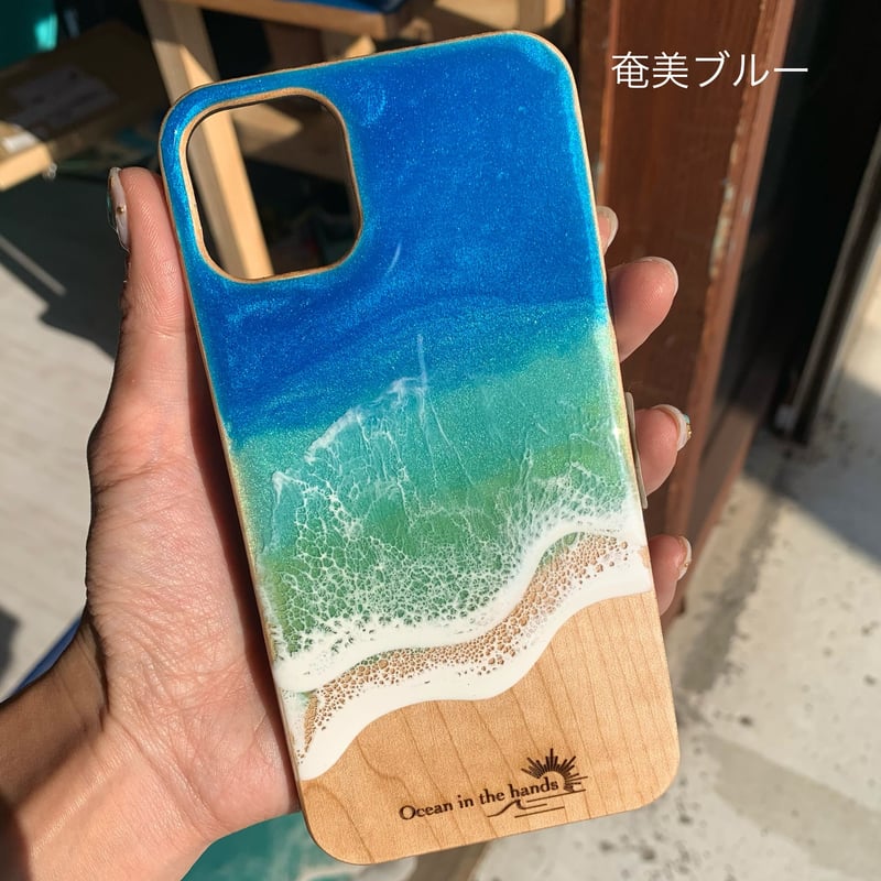 海の携帯ケースWOOD iPhone 16/ 16pro【オーダー制作】 | Ocean in