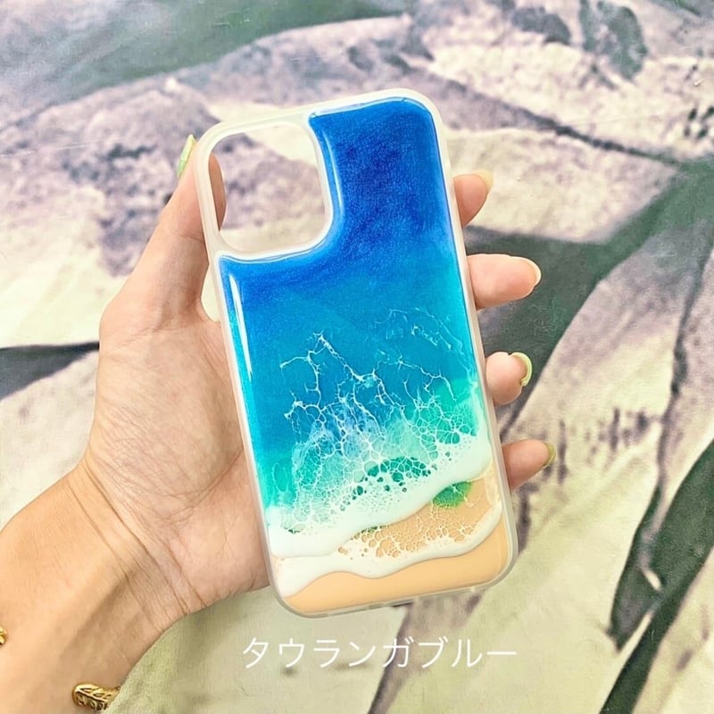 海の携帯ケースiPhone15pro MAX/15plus【オーダー制作】 | Ocean i