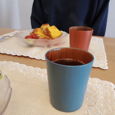 Yoshino-Sugi paint cup (Blue/海)