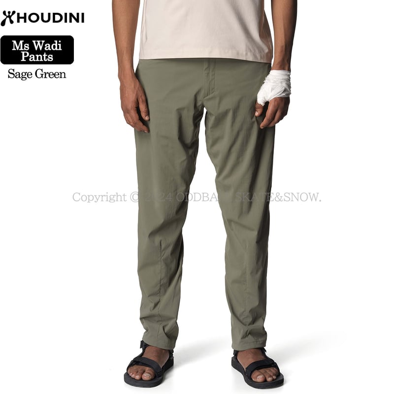 HOUDINI M's Wadi Pants Sage Green | ODDBALL SKA