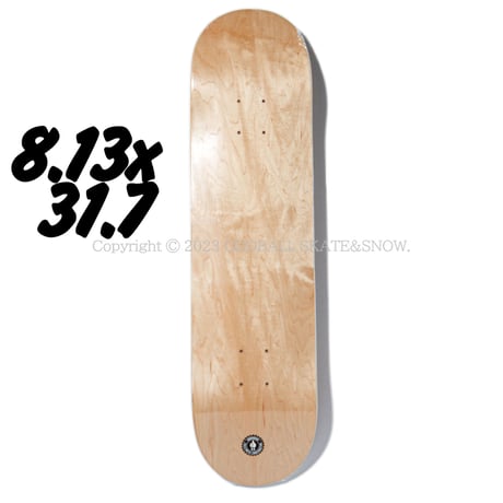 BLANK DECK COLD PRESS NATURAL 8.13