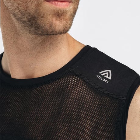 ACLIMA LightWool Sports Singlet Men's Jet Black