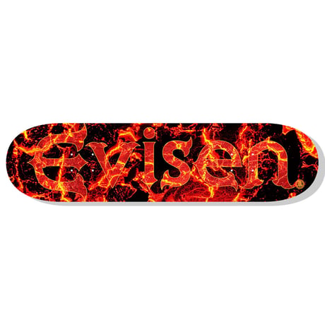 EVISEN SKATEBOARDS EVI-LOGO MAGMA MELLOW CONCAVE