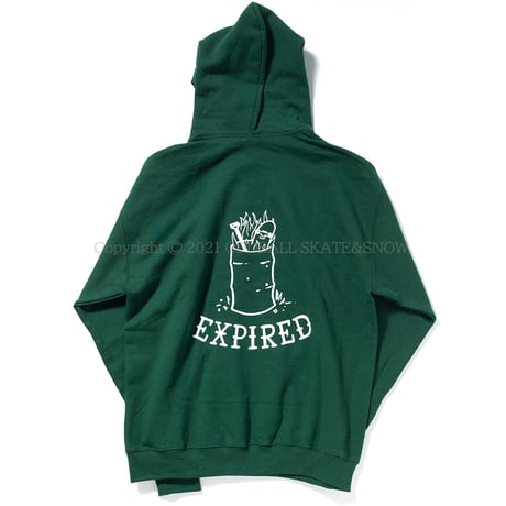 OUR LIFE BURNT HOODIE forest