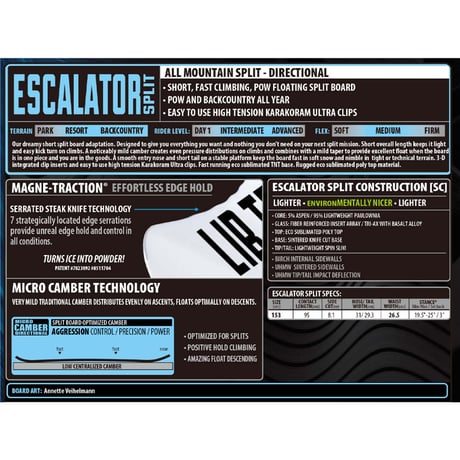 早期予約 25-26 正規品 LIBTECH ESCALATOR SPLIT