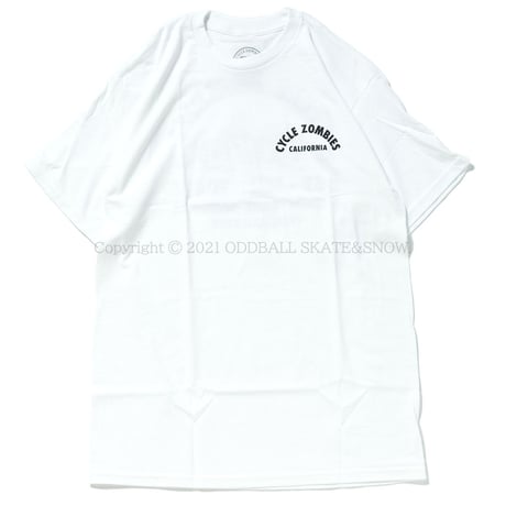 CYCLE ZOMBIES EVERYDAY Standard S/S T-Shirt White