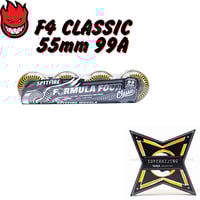 Spitfire Wheel F4 Classic 55mm 99A + NINJA スーパー雷神