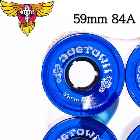 Dog Town Skateboards K9 Cruiser Wheels 59mm 84A clear blue