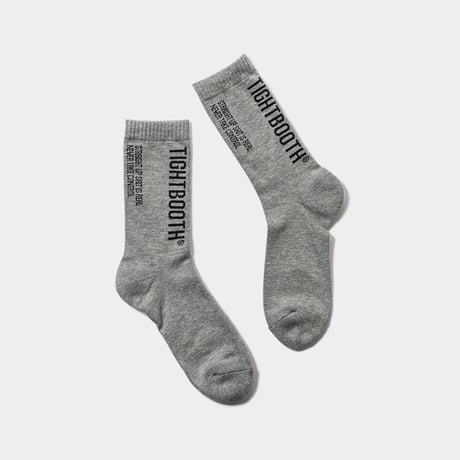TIGHTBOOTH LABEL LOGO SOCKS TIGHTBOOTH x WHIMSY SOCKS