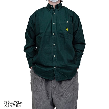 ODDBALL ORIGINAL BD DENIM L/S SHIRT forest