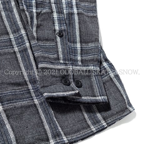 HARD LUCK DAYTON L/S FLANNEL grey
