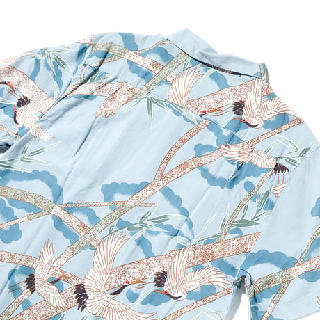 BRIXTON LOVITZ II S/S WOVEN blue stone