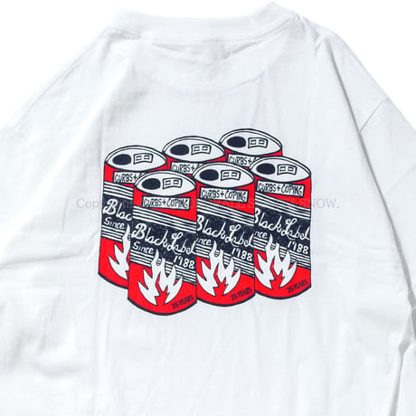 Black Label Skateboards 35 Years SIX PACK S/S Tee White