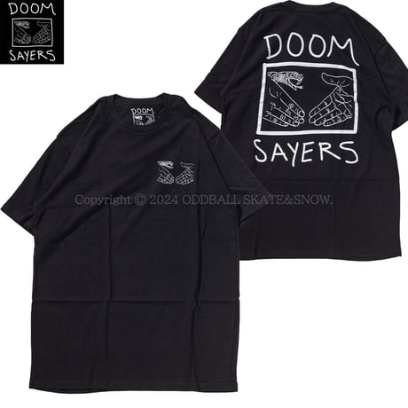 DOOM SAYERS Snake Shake S/S Tee Black