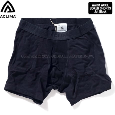 ACLIMA WarmWool Boxer Men's Jet Black