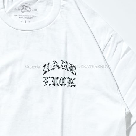HARD LUCK WHO’S CLOWNIN WHO S/S TEE white