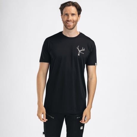 ACLIMA LIGHTWOOL 140 CLASSIC T-SHIRT ANTLER jet black