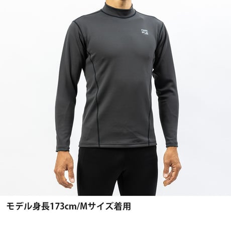 finetrack ファイントラック フラッドラッシュロングスリーブ ダークグレー FWM0131