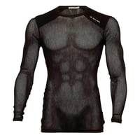 ACLIMA WOOLNET LIGHT CREW NECK MEN'S Jet Black