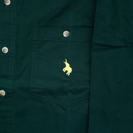 ODDBALL ORIGINAL BD DENIM L/S SHIRT forest