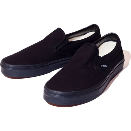 US企画 VANS CLASSIC SLIP-ON Black/Black VN000EYEBKA