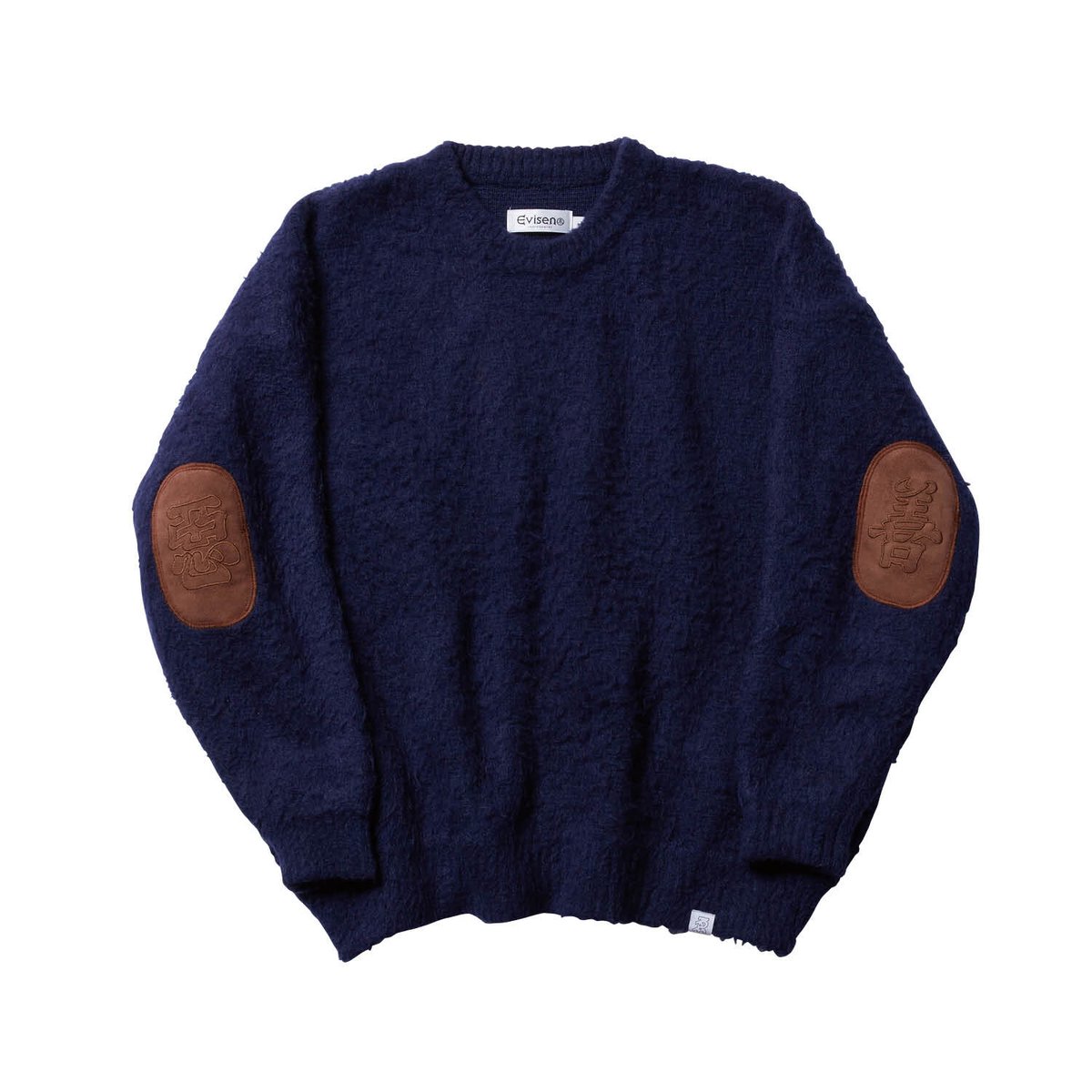 EVISEN ZEN AKU MOHAIR CREW KNIT エビセン ニット セーター-