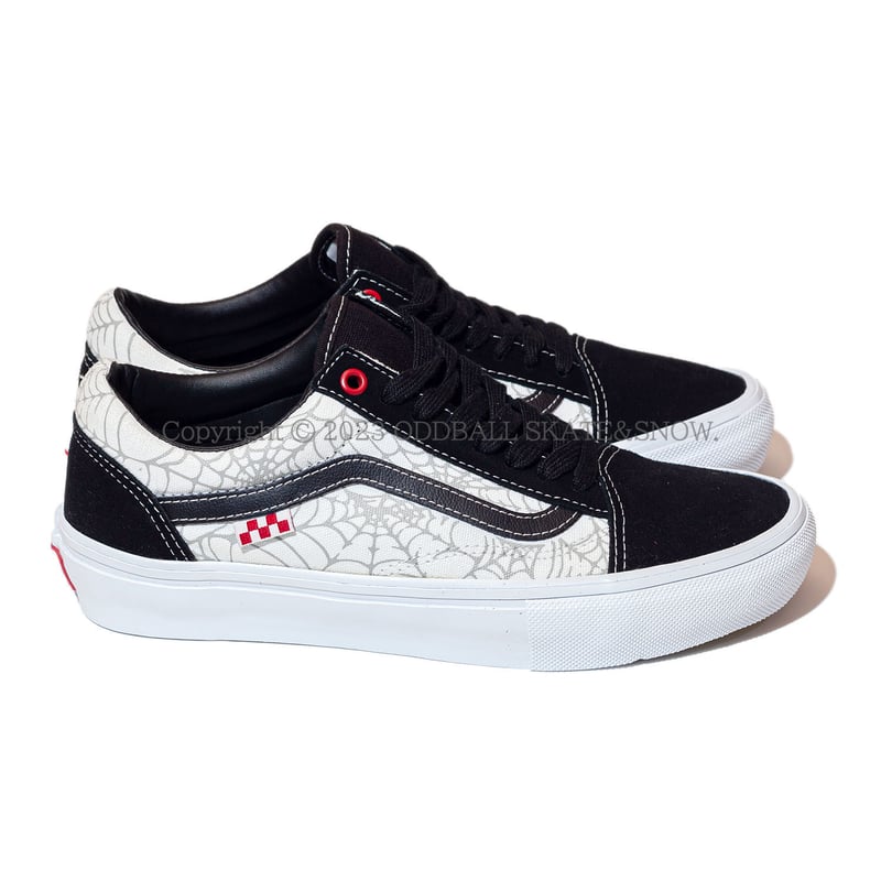 VANS SKATE OLD SKOOL BLACK WIDOW SPIDER Black/W