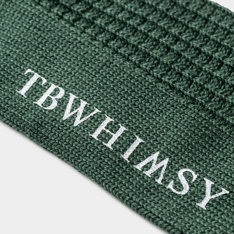 TIGHTBOOTH COLLEGE WAFFLE SOCKS TIGHTBOOTH x WH