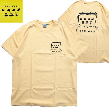 MAN WHO S/S TEE vegas gold