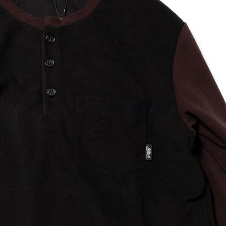 25-26 GREEN CLOTHING LIGHT FLEECE HENLY NECK