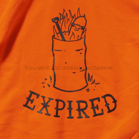 OUR LIFE BURNT HOODIE orange