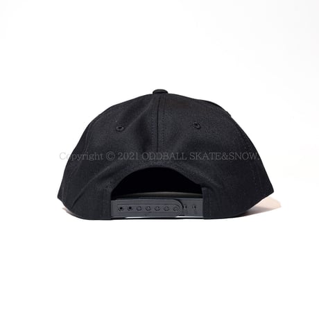 CYCLE ZOMBIES CALIFORNIA Premium Twill Snapback Hat Black