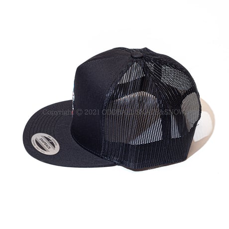 CYCLE ZOMBIES LAST PLACE TWILL TRUCKER HAT Black