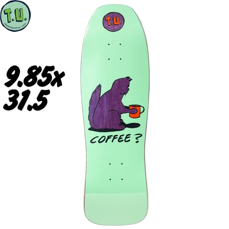 TRANSPORTATION UNIT SKATEBOARDS COFFEE 9.85 purple