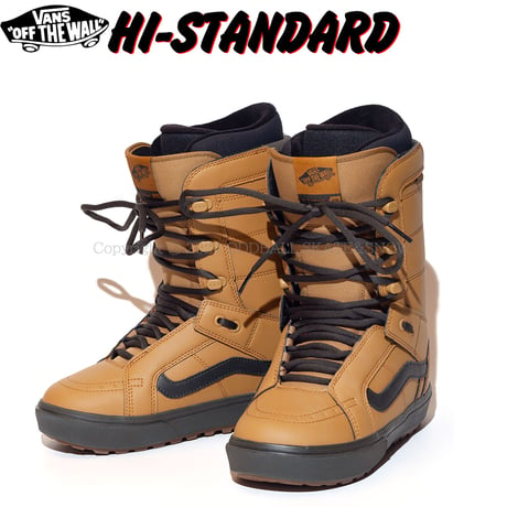 早期予約 24-25 VANS SNOWBOARD BOOTS HI-STANDARD OG TAN/BLACK