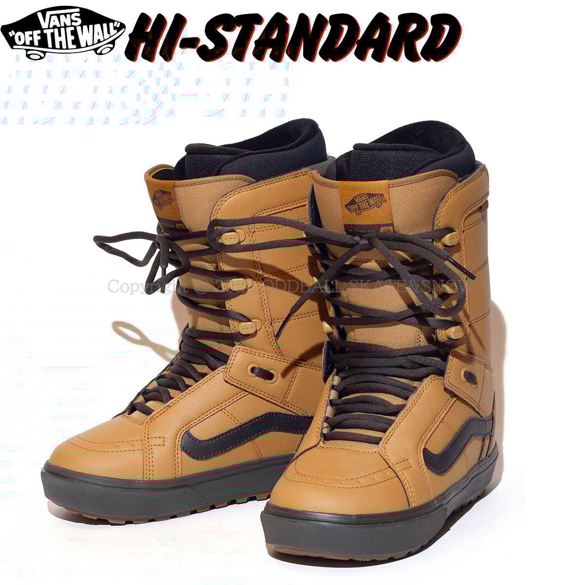 24-25 VANS SNOWBOARD BOOTS HI-STANDARD OG TAN/B 24-25 VANS SNOWBOARD BOOTS HI-STANDARD OG TAN/B