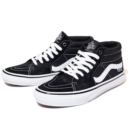 Vans Skate Grosso Mid Black/True White