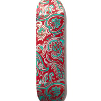 EVISEN SKATEBOARDS PAISLEY RED TURQUOISE DEEP CONCAVE
