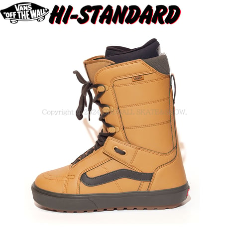 24-25 VANS SNOWBOARD BOOTS HI-STANDARD OG TAN/BLACK