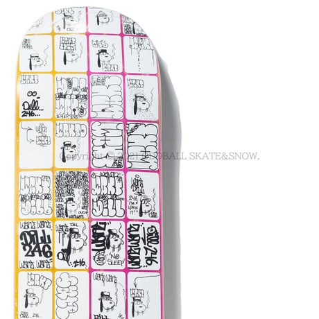 FUCKING AWESOME Jason Dill Wanto 8.25 Yellow/Pink