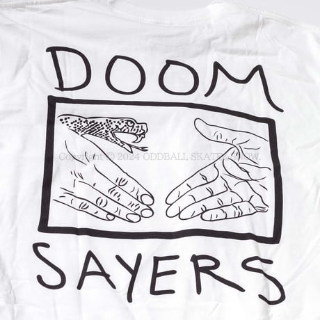 DOOM SAYERS Snake Shake S/S Tee WHITE