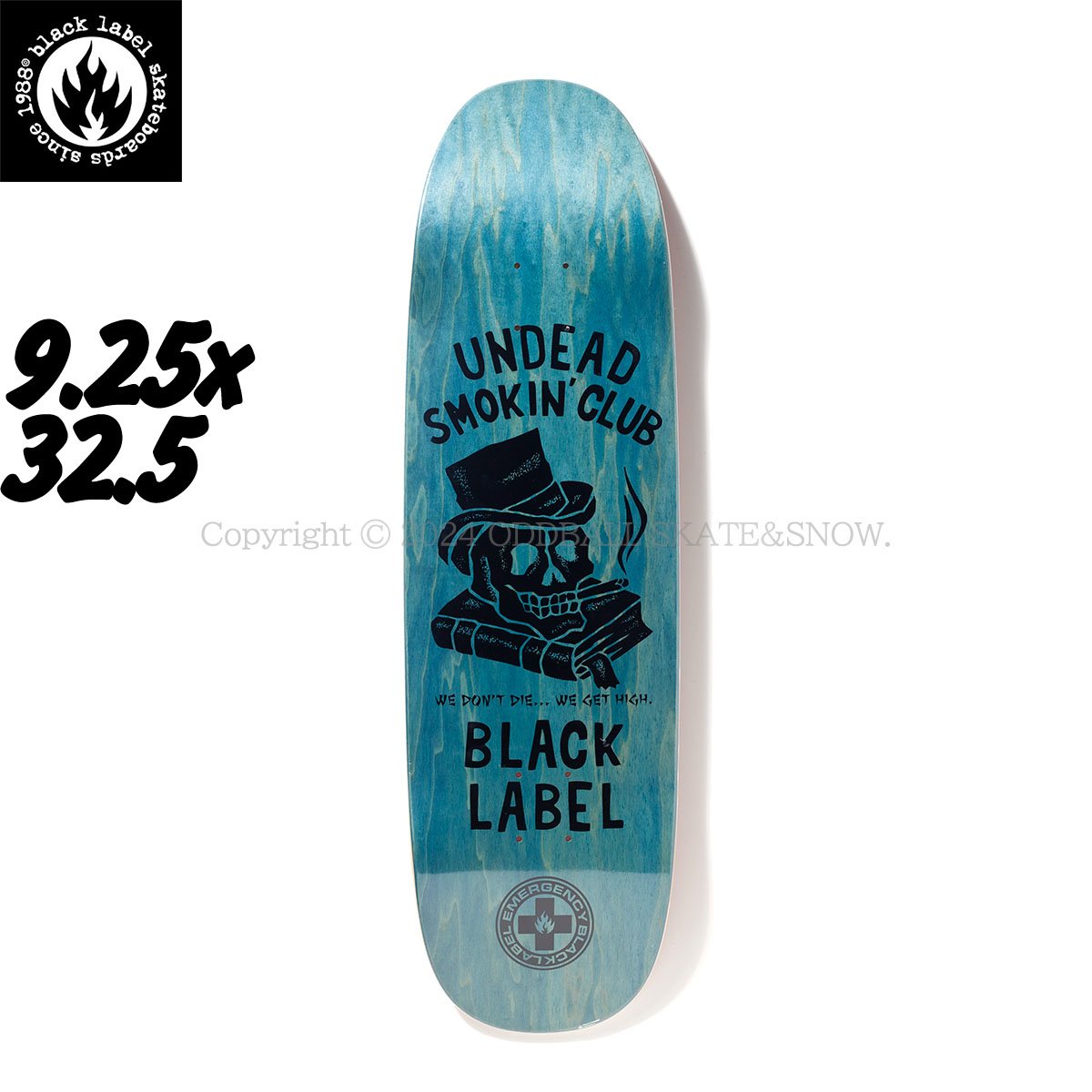 BLACK LABEL UNDEAD SMOKING CLUB 9.25 | ODDBALL BLACK LABEL UNDEAD SMOKING CLUB 9.25 | ODDBALL