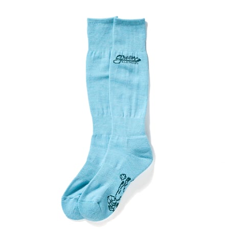 23-24 GREEN CLOTHING MERINO SOCKS Mizuiro
