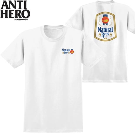 ANTI HERO NATTY REVS S/S TEE RINGSPUN white