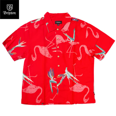 BRIXTON LOVITZ S/S WOVEN red pepper