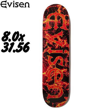 EVISEN SKATEBOARDS EVI-LOGO MAGMA MELLOW CONCAVE