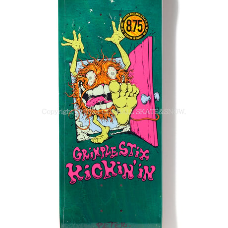 ANTI HERO SKATEBOARDS HEWITT ASPHALT ANIMALS BY GRIMPLESTIX 8.75