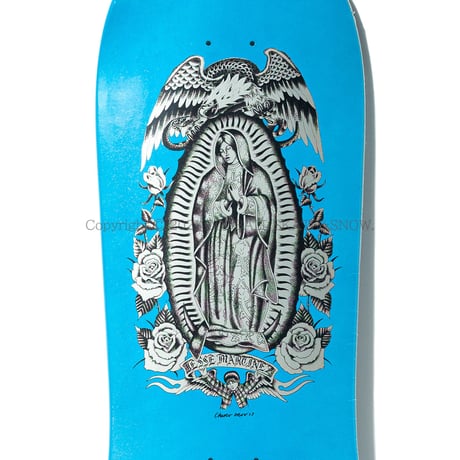DOG TOWN SKATEBOARDS JESSE MARTINEZ REISSUE MADE IN USA LIGHT BLUE / SILVER PRINT 10.0